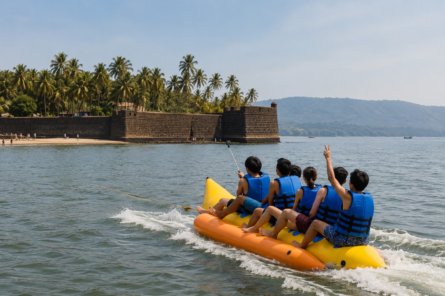 Water sports near Revdanda Fort